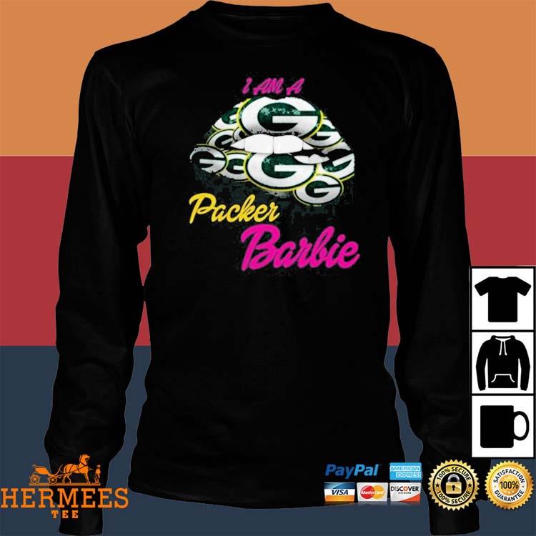 Official Lip Green Bay Packers Barbie Shirt, hoodie, tank top