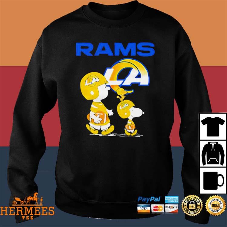 Los Angeles Rams Snoopy and Charlie Brown with Woodstock cartoon T-shirt,  hoodie, sweater, long sleeve and tank top