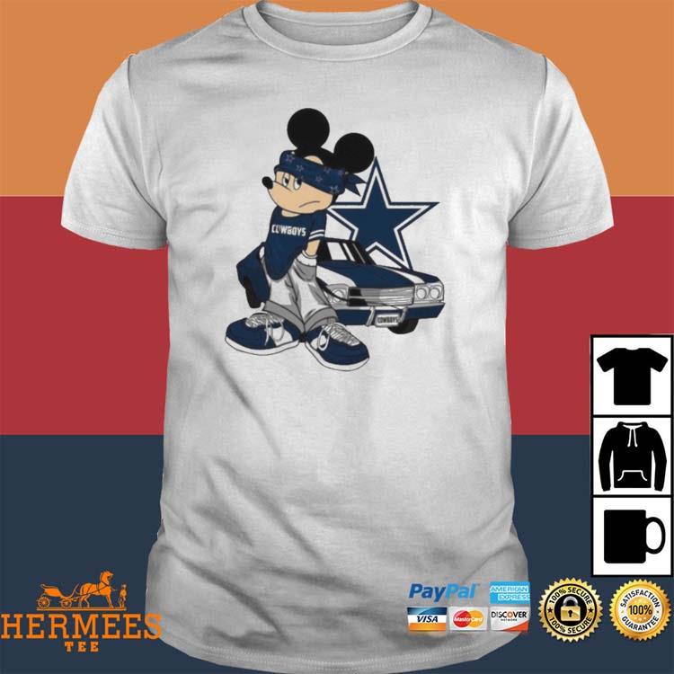 Mickey Hip Hop Dallas Cowboys Style 2023 Shirt - Hersmiles