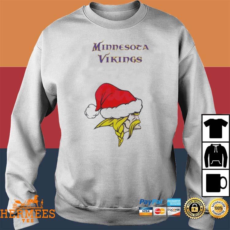 Official minnesota vikings nfl christmas logo 2023 shirt - Limotees