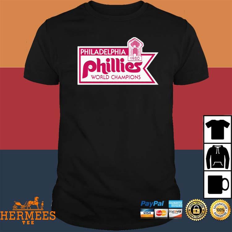 Mitchell & Ness 1980 Philadelphia Phillies World Champions Tee Shirt -  Yesweli