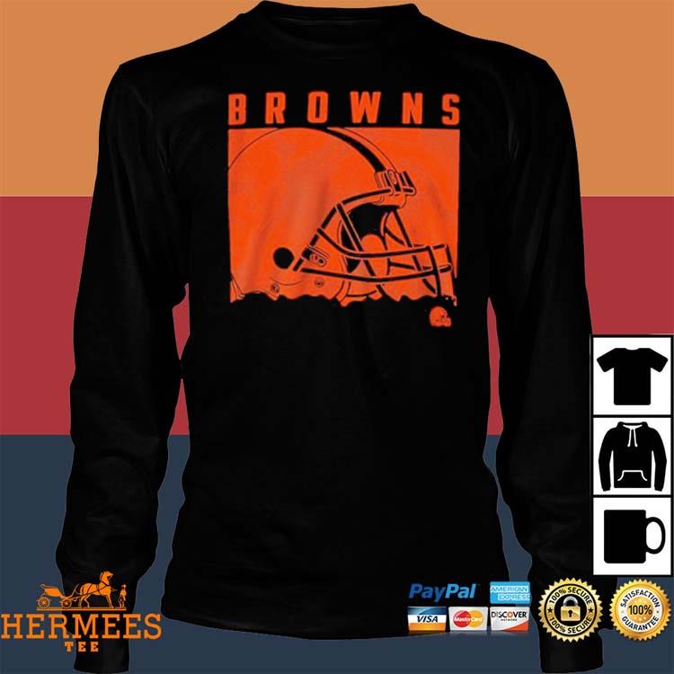 Cleveland Browns Youth Liquid Camo Logo T-Shirt - Brown