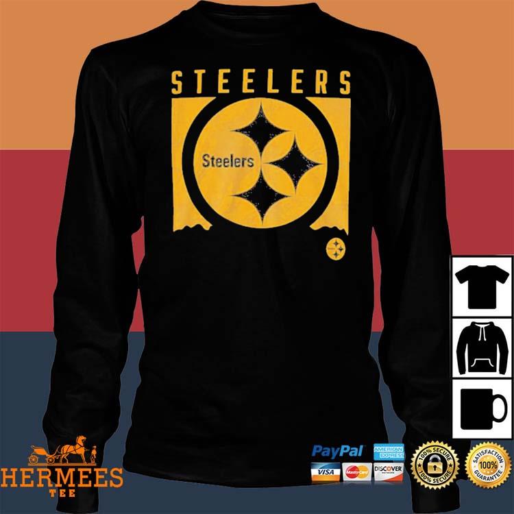 Nfl Team Apparel Youth Pittsburgh Steelers Liquid Camo Shirt - Peanutstee