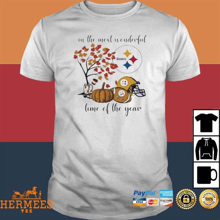 Pittsburgh Steelers In The Most Wonderful Time Of The Year shirt, hoodie,  sweater, long sleeve and tank top