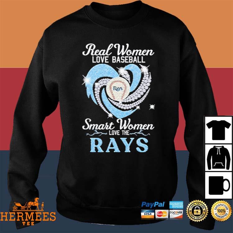 Real Women Love Football Smart Women Love The Tampa Bay Rays Champions Tee  Shirt - Yesweli