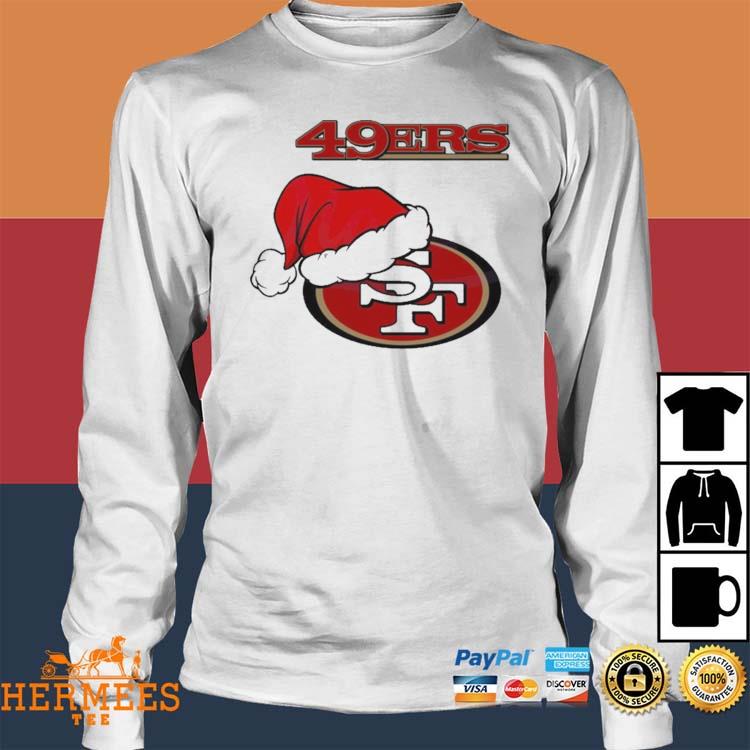 San Francisco 49ers NFL Christmas Logo 2023 shirt, hoodie, longsleeve,  sweatshirt, v-neck tee