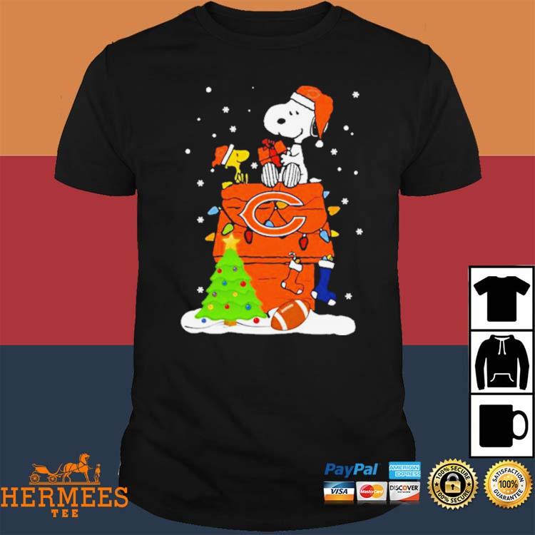 Snoopy Chicago Bears Christmas shirt, hoodie, sweater, long sleeve and tank  top