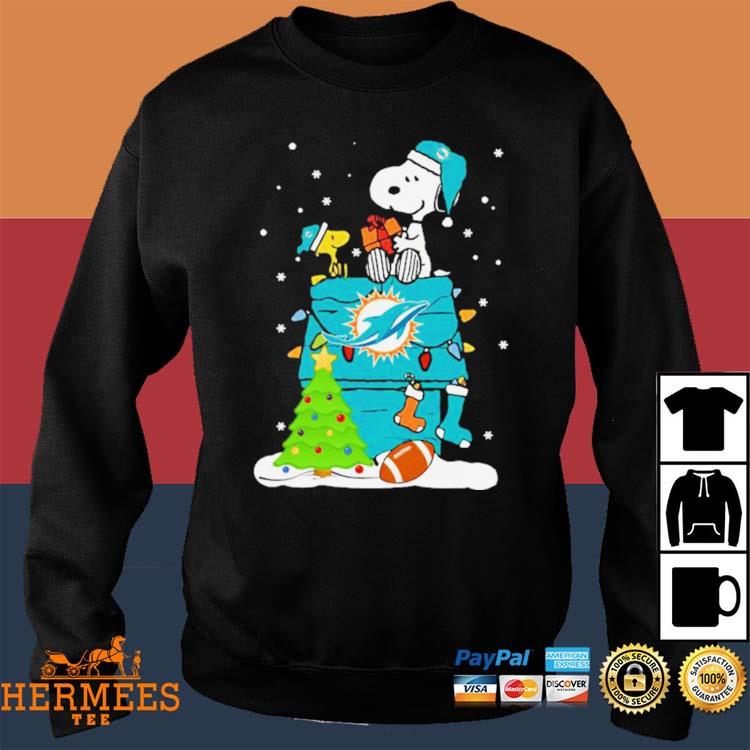 Official christmas Snoopy Miami Dolphins Shirt, hoodie, sweater, long  sleeve and tank top