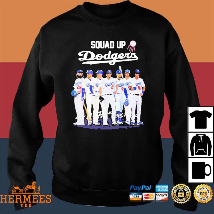 Squad Up Dodgers Signature All Star T-Shirt, hoodie, sweater, long