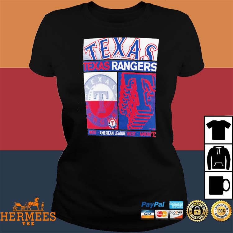 Texas Rangers Fanatics Branded Official Logo T-Shirt - Red