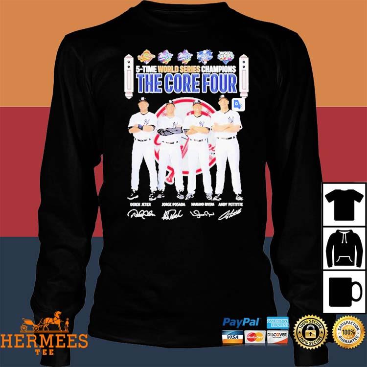 The Core Four New York Yankees 5 Time Shirt