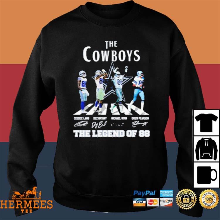 You'll Never Walk Alone Dallas Cowboys Abbey Road Signatures T Shirt,  hoodie, sweater, long sleeve and tank top