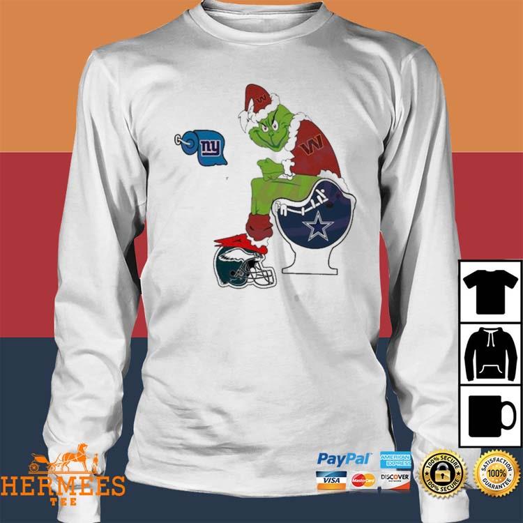 Official The Grinch Washington Commanders Dallas Cowboys Philadelphia  Eagles Shirt, hoodie, sweater, long sleeve and tank top