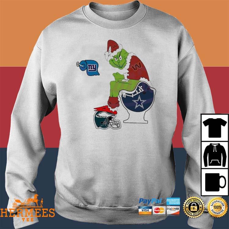 Official The Grinch Washington Commanders Dallas Cowboys Philadelphia  Eagles Shirt, hoodie, tank top, sweater and long sleeve t-shirt