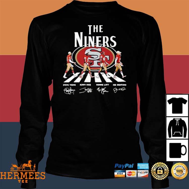 The niners san francisco 49ers shirt, hoodie, sweater, long sleeve and tank  top