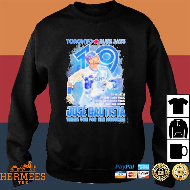 Endastore Jose Bautista August 2023 Thank You for The Memories Shirt