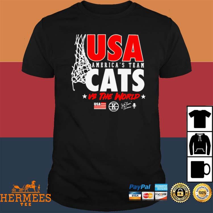 Usa america's team cats vs the world Shirt - Limotees