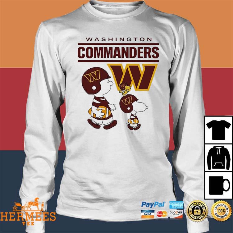 Washington Commanders Snoopy Charlie Brown Shirt - Shibtee Clothing