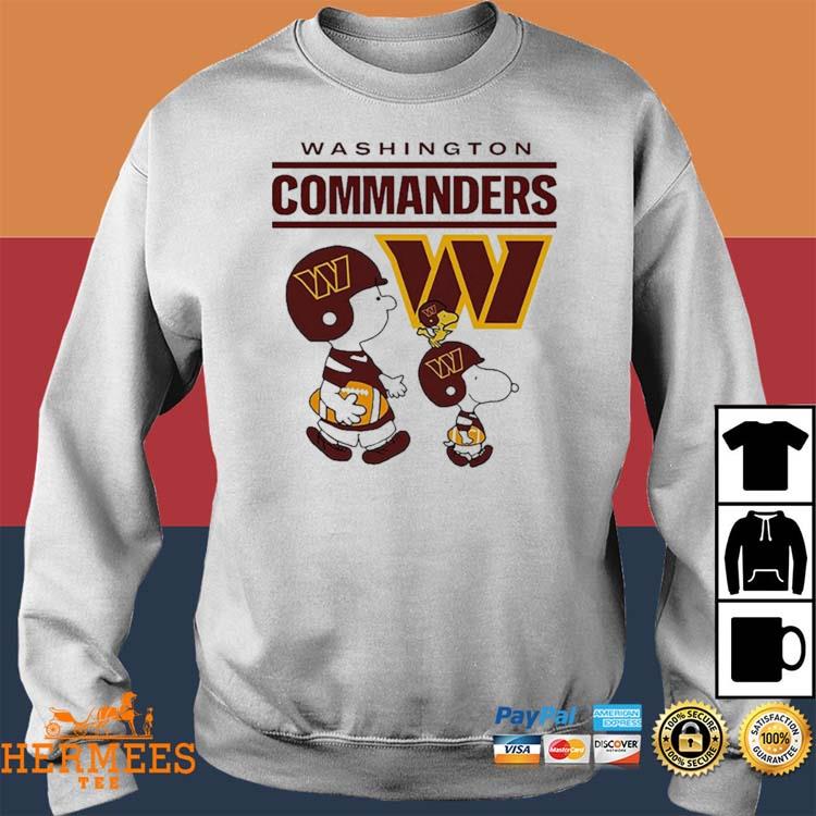 Washington Commanders Snoopy and Charlie Brown Peanuts shirt, hoodie,  sweater, long sleeve and tank top