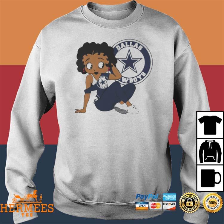 Official Women's Dallas Cowboys cartoon T-shirt, hoodie, tank top, sweater  and long sleeve t-shirt