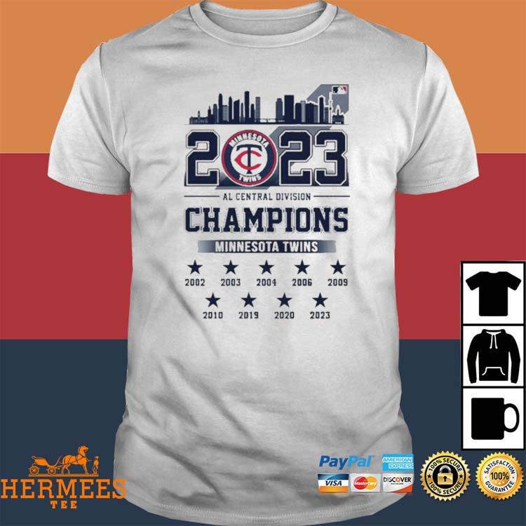 Twins 2023 Al Central Division Champions Minnesota Twins Shirt, hoodie,  sweater, long sleeve and tank top