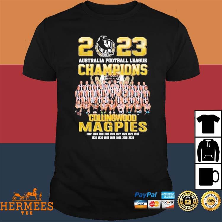 2023 Australia Football League Champions Collingwood Magpies Unisex T-shirt