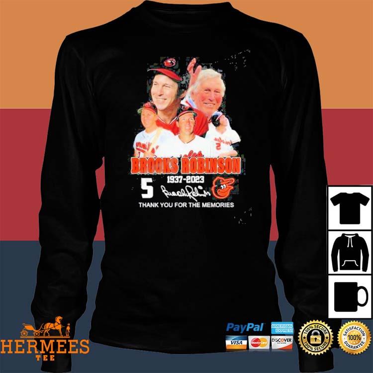 RIP Brooks Robinson 1937-2023 Thank You For The Memories T-Shirt, hoodie,  sweater, long sleeve and tank top