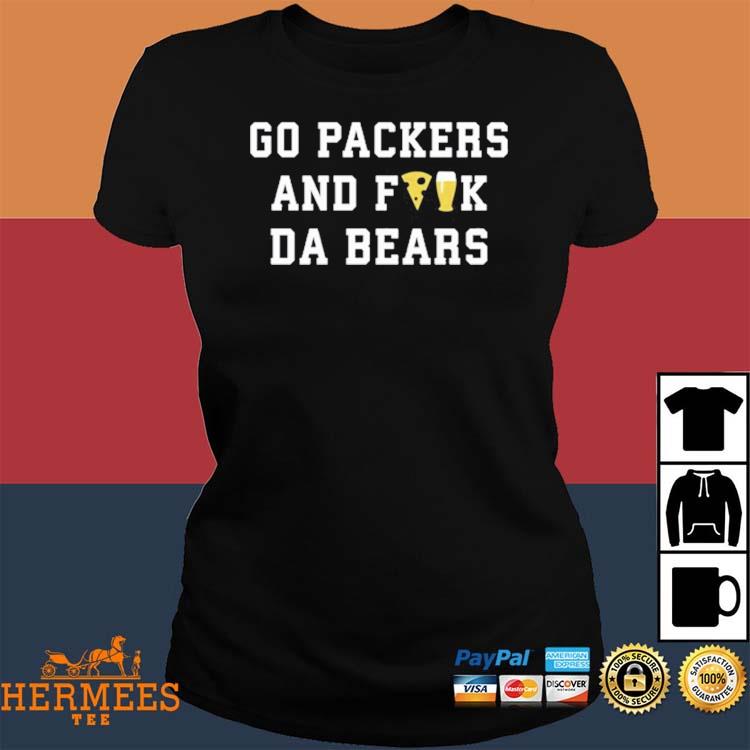 Official Aj Dillon Wearing Go Packers And Fuck Da Bears Shirt, hoodie, tank  top, sweater and long sleeve t-shirt