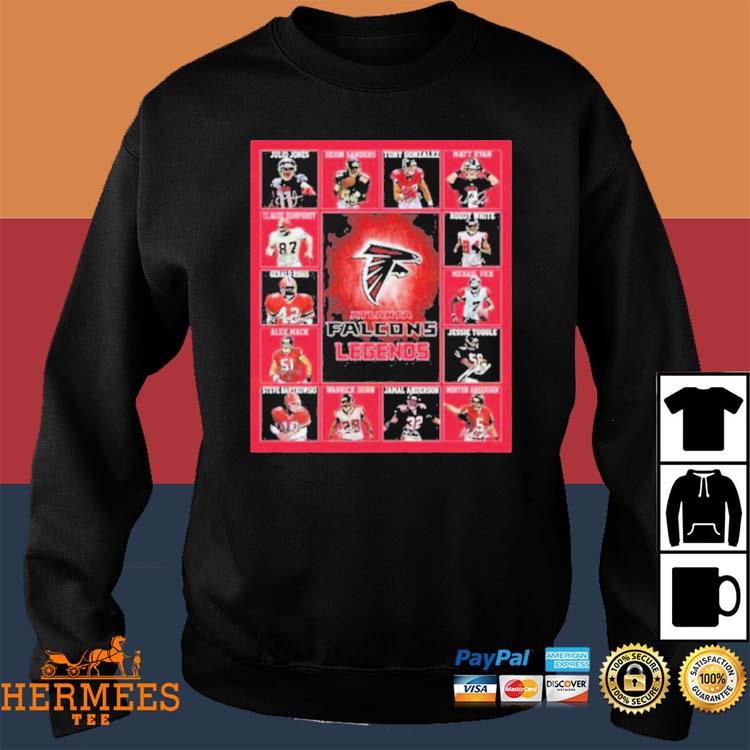 Official Atlanta falcons legends T-shirt, hoodie, tank top, sweater and  long sleeve t-shirt