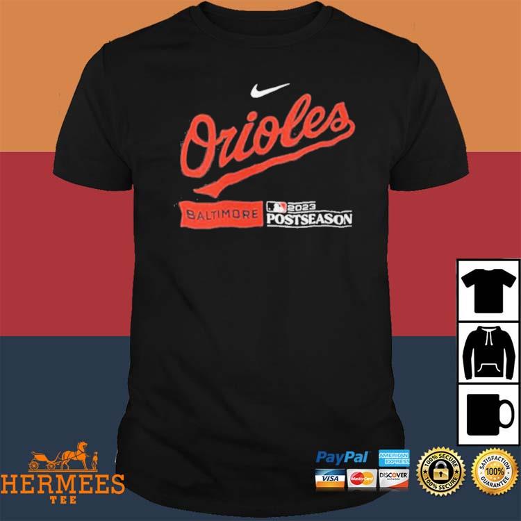 Nike Baltimore Orioles 2023 Postseason logo shirt, hoodie, sweater, long  sleeve and tank top