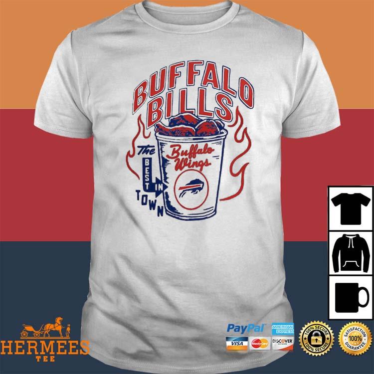 Buffalo Bills Throwback Helmet  Retro Buffalo Bills T-Shirt – HOMAGE