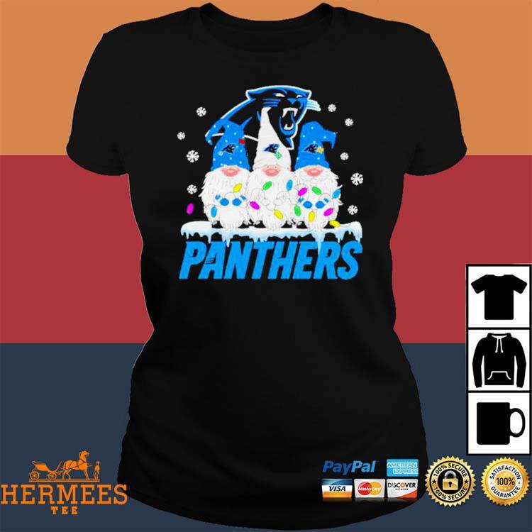 Gnome Xmas Carolina Panthers Shirt - High-Quality Printed Brand