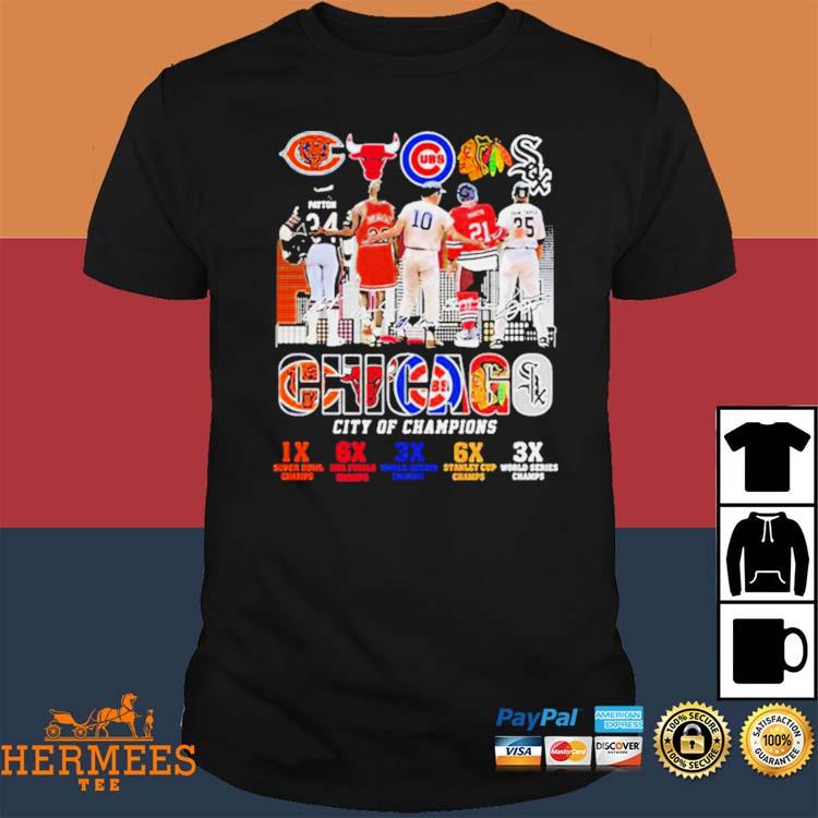 Chicago cubs white sox bears bull blackhawks city champions shirt, hoodie,  sweater, long sleeve and tank top