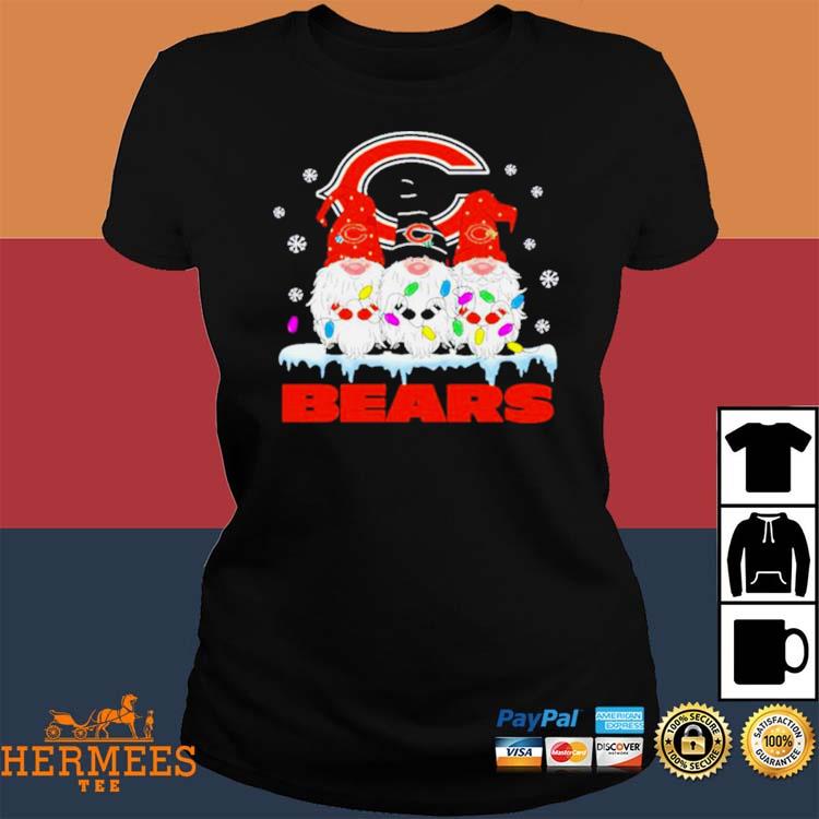 Happy Merry Christmas the Gnomes Chicago Bears logo shirt, hoodie, sweater,  long sleeve and tank top