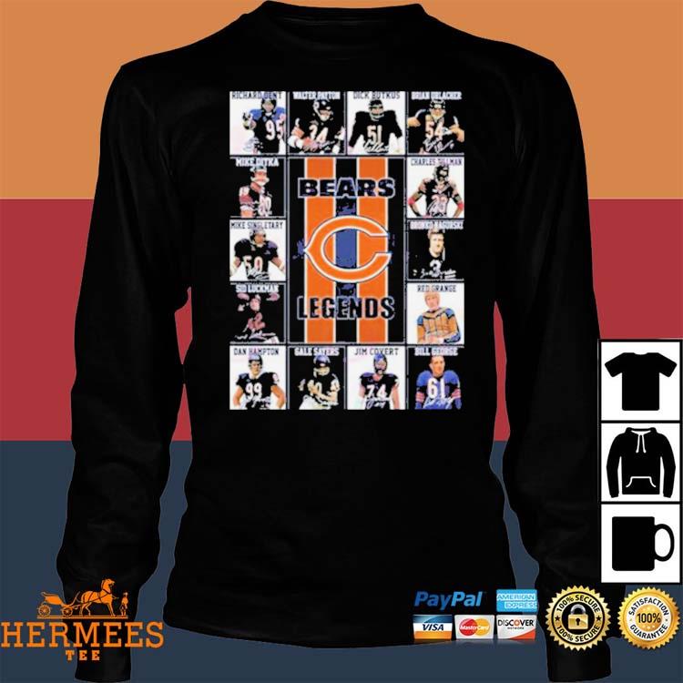 Chicago Bears Legends Signatures T-shirt,Sweater, Hoodie, And Long Sleeved,  Ladies, Tank Top