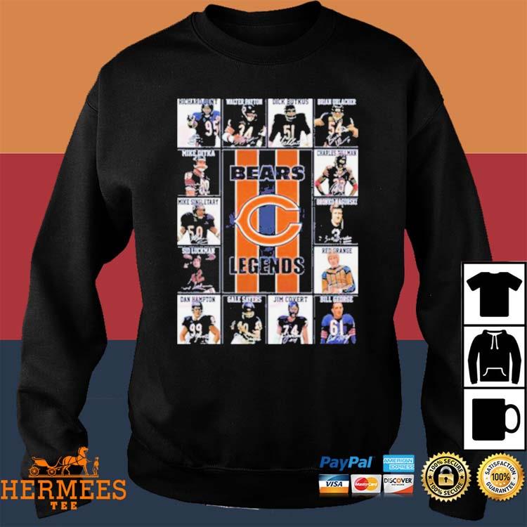 Chicago Bears Players Go Bears Signatures Shirt, hoodie, sweater, long  sleeve and tank top