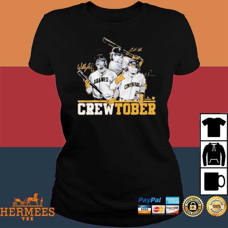 Christian Yelich Willy Adames And William Crewtober Shirt - Limotees