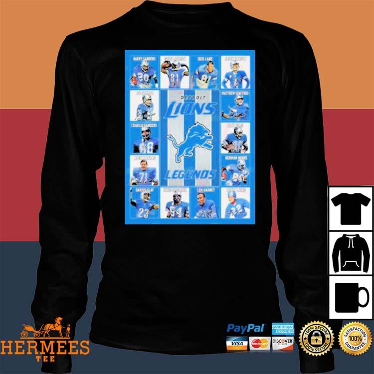 Original Detroit Lions Legends Signatures 2023 T-Shirt, hoodie