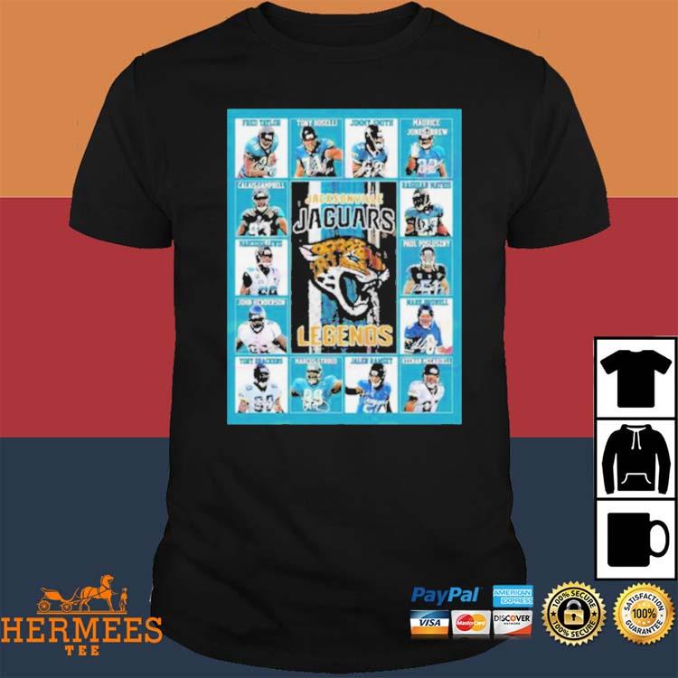 NFL Jacksonville Jaguars Legends Team Signatures Shirt, hoodie, sweater,  long sleeve and tank top