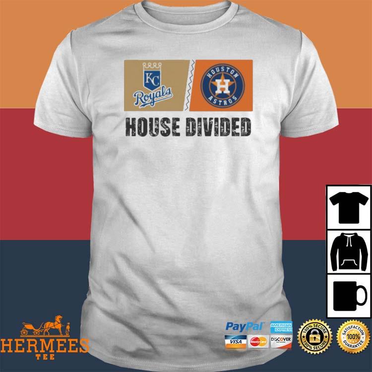 Official Kansas City Royals vs Houston Astros House Divided Shirt, hoodie, tank sweater and long sleeve