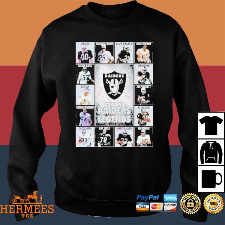 Oakland Raiders Legends signatures shirt, hoodie, sweater, long sleeve and  tank top