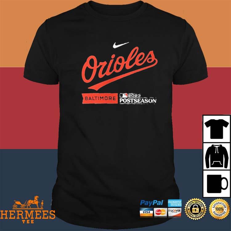 Nike Baltimore Orioles 2023 Postseason logo shirt, hoodie, sweater, long  sleeve and tank top