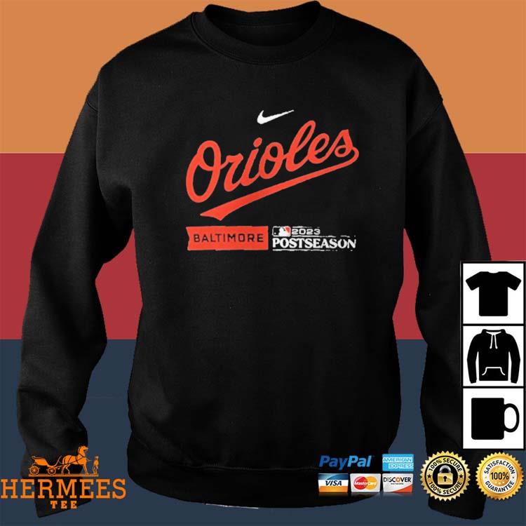 Baltimore Orioles Nike Black 2023 Postseason Authentic Collection Dugout  Shirt, hoodie, longsleeve, sweatshirt, v-neck tee