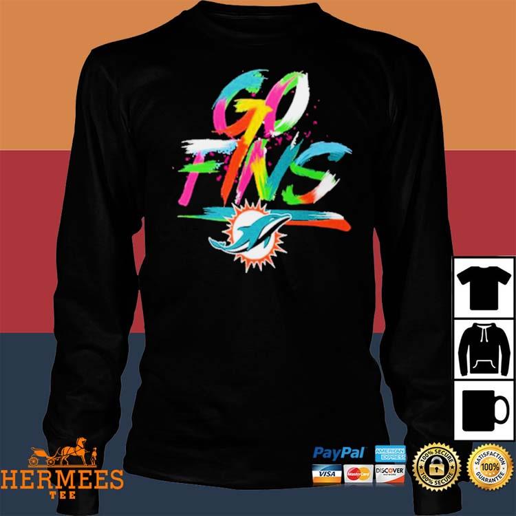 Miami Dolphins go Fins logo 2023 T-shirt, hoodie, sweater, long sleeve and  tank top