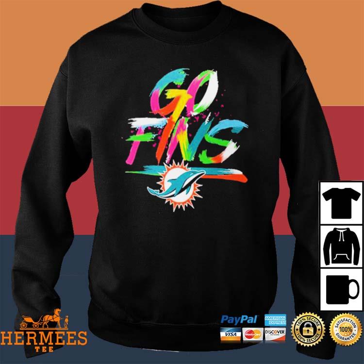 Miami Dolphins go Fins logo 2023 T-shirt, hoodie, sweater, long sleeve and  tank top