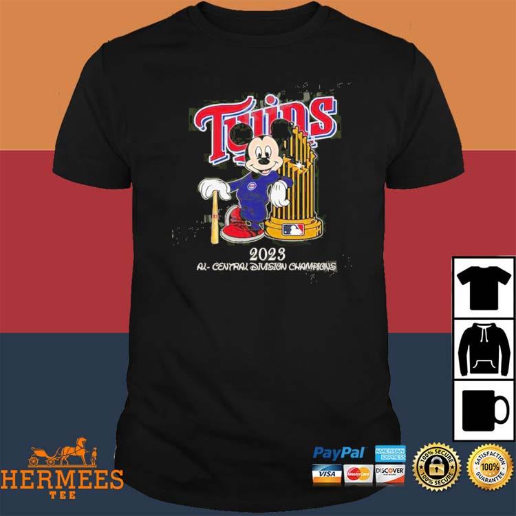 Mickey Mouse Minnesota Twins 2023 AL Central Division Champions