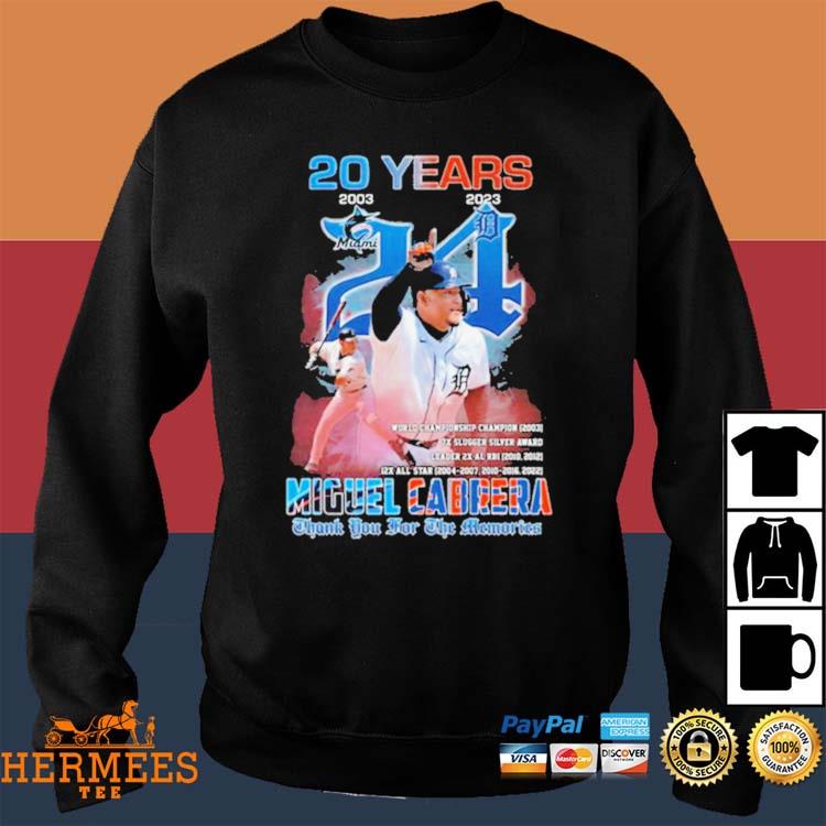 Miguel Cabrera 24 Signatures Detroit Tigers Shirt, hoodie, sweater, long  sleeve and tank top
