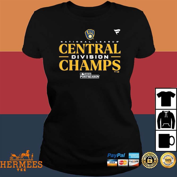 Milwaukee Brewers 2023 Nl Central Division Champions Locker Room T