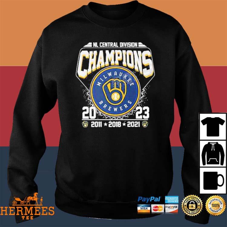 Official Milwaukee Brewers Nl Central Division Champions 2023 Logo Shirt,  hoodie, sweater, long sleeve and tank top