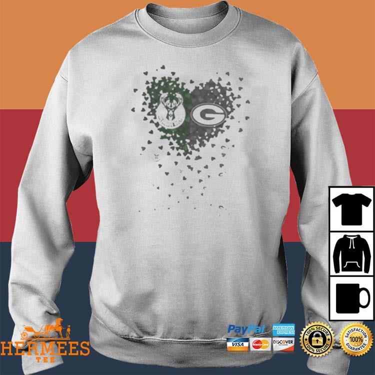 Official Heart Green Bay Packers shirt, hoodie, sweater and v-neck t-shirt